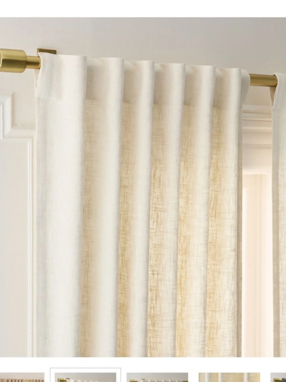 West Elm curtains